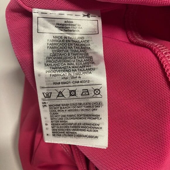 Reebok x Cardi B Hot Pink Reversible Zip-Up Cut Out Workout Bodysuit NWT RARE - Picture 11 of 15